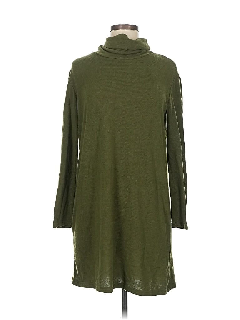 TICKLED TEAL Pre-owned Turtleneck Sweater In Green