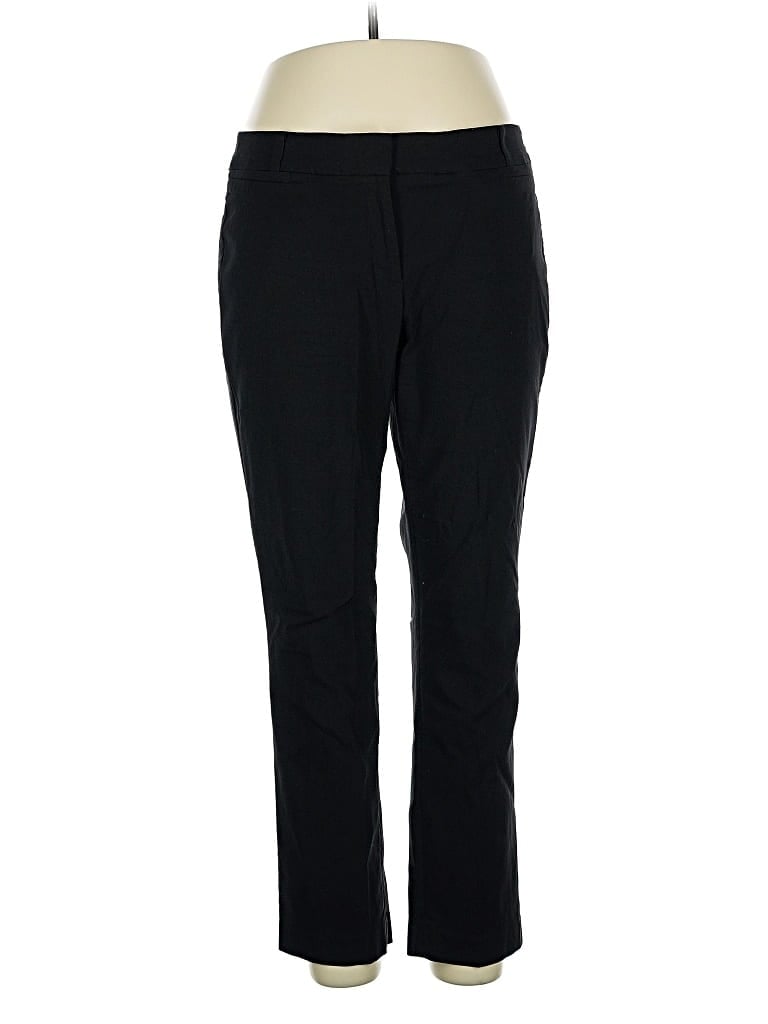 Pre-owned Lane Bryant Dress Pants In Black