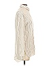 Babaton Stripes Ivory Long Sleeve Blouse Size XXS - photo 4