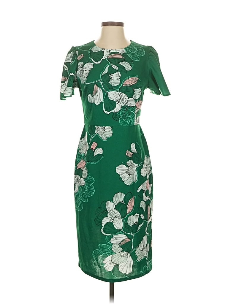 Pre-owned Liz Claiborne Cocktail Dress In Green