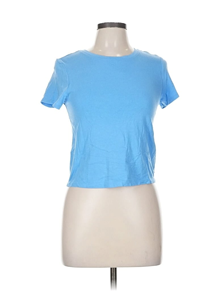 Pre-owned Old Navy Short Sleeve T-shirt In Blue