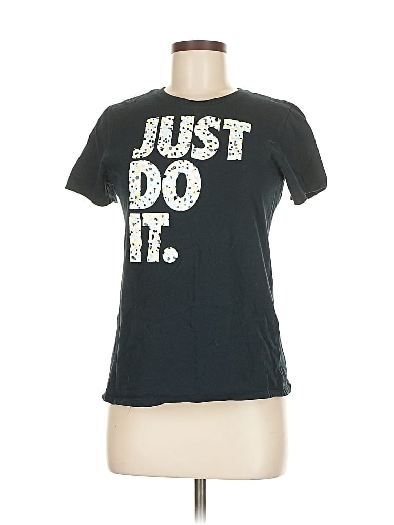 Pre-owned Nike Short Sleeve T-shirt In Black