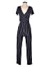 Express Stripes Blue Jumpsuit Size XS - photo 1