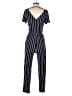Express Stripes Blue Jumpsuit Size XS - photo 2