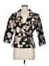 Alex Evenings Floral Black Blazer Size M - photo 1