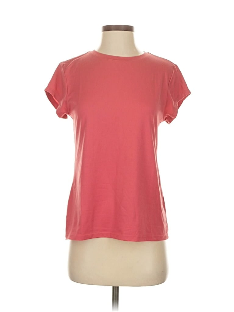 Pre-owned Any Body Short Sleeve T-shirt In Pink