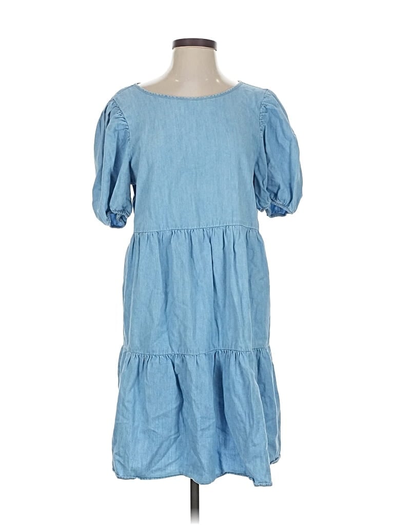 Pre-owned Assorted Brands Casual Dress In Blue