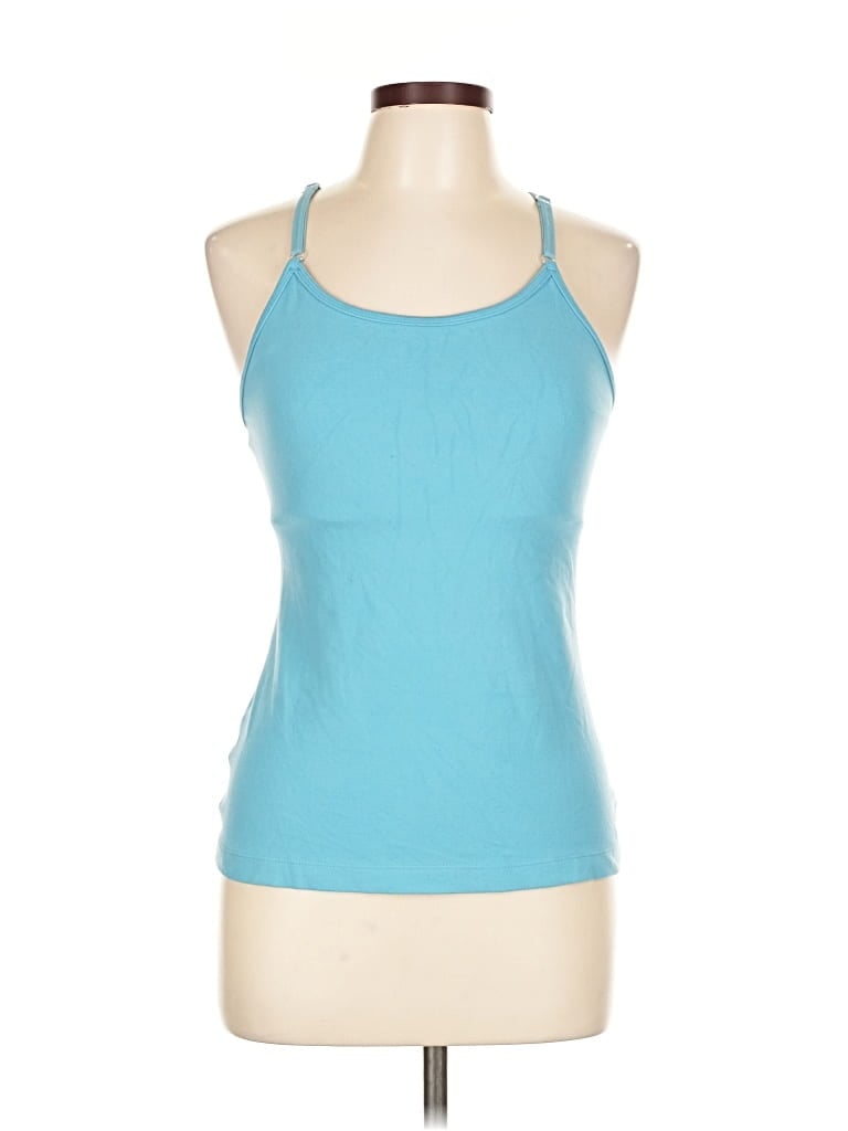 BEYOND YOGA Pre-owned Tank Top Blue Halter Neckline Tops