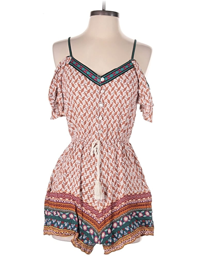 Pre-owned Xhilaration Romper In White