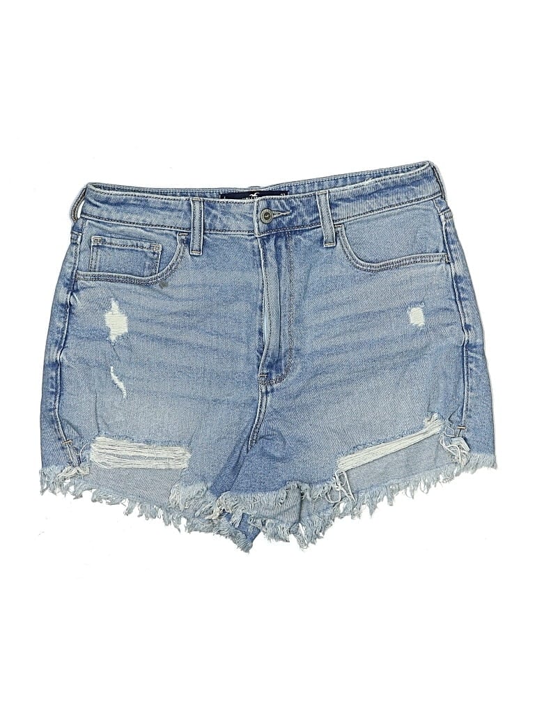 Pre-owned Hollister Denim Shorts In Blue