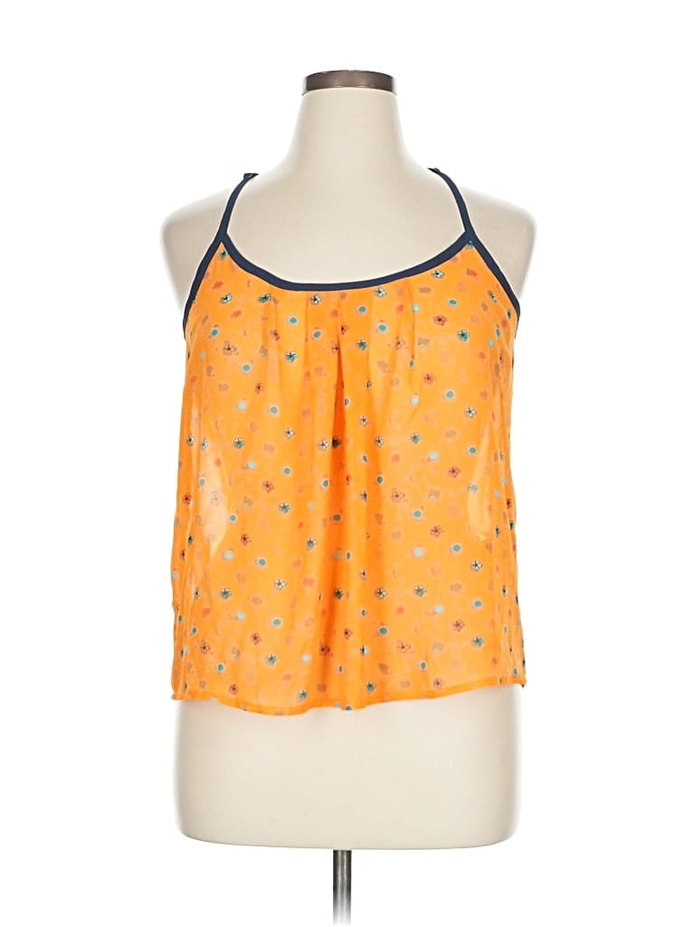 Pre-owned Princess Vera Wang Sleeveless Blouse In Orange
