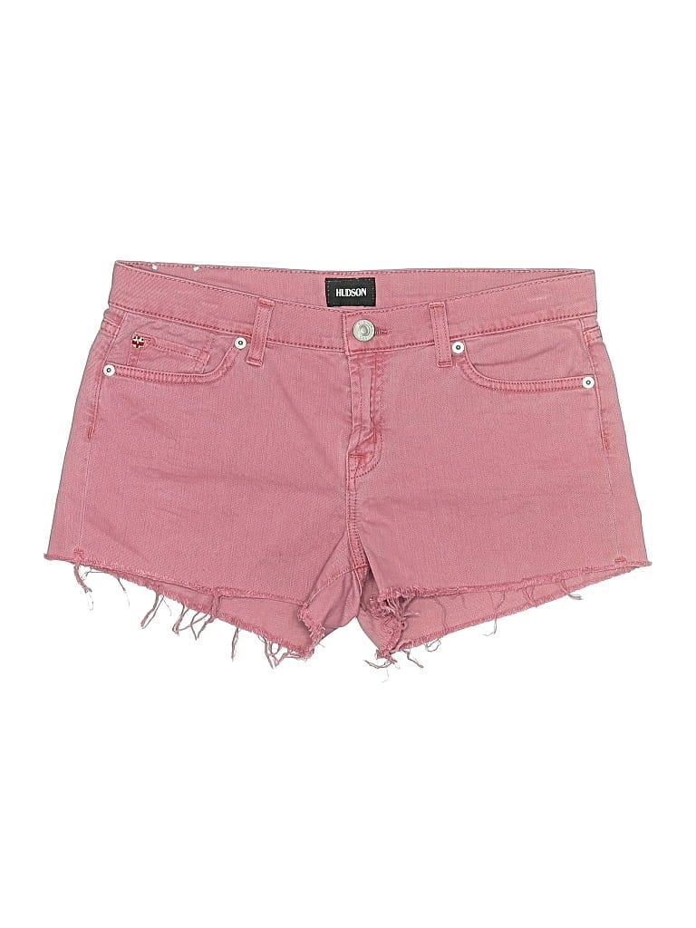 Pre-owned Hudson Denim Shorts In Pink