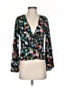 Open Edit Teal 3/4 Sleeve Blouse Size S - photo 1