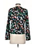Open Edit Teal 3/4 Sleeve Blouse Size S - photo 2
