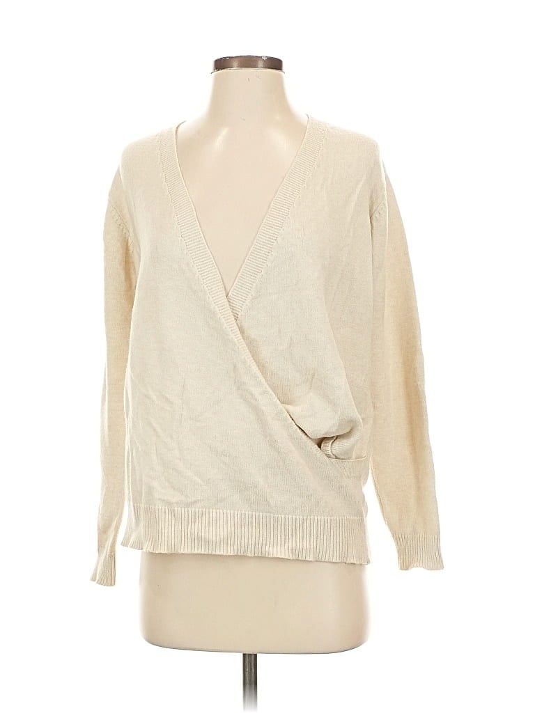 Pre-owned Unbranded Cardigan Sweater In White