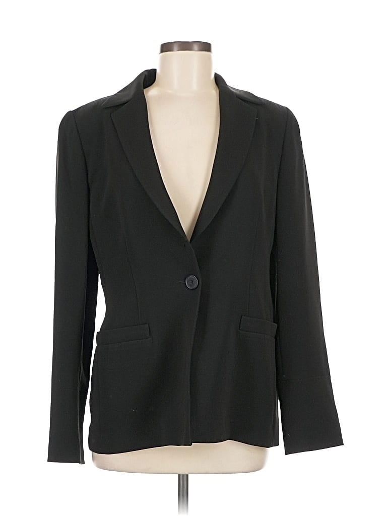 Pre-owned Linda Allard Ellen Tracy Blazer Jacket In Black