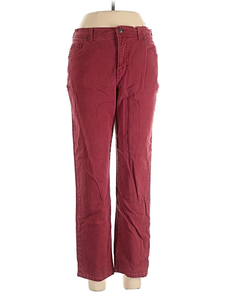 Pre-owned Gloria Vanderbilt Jeans In Burgundy