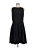 Neiman Marcus Solid Black Cocktail Dress Size 8 - photo 1