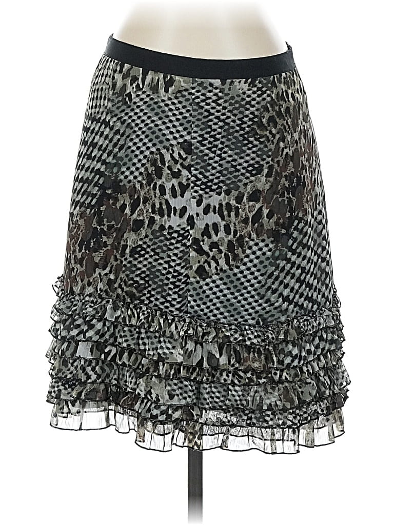 Pre-owned The Workshop Casual Skirt In Silver