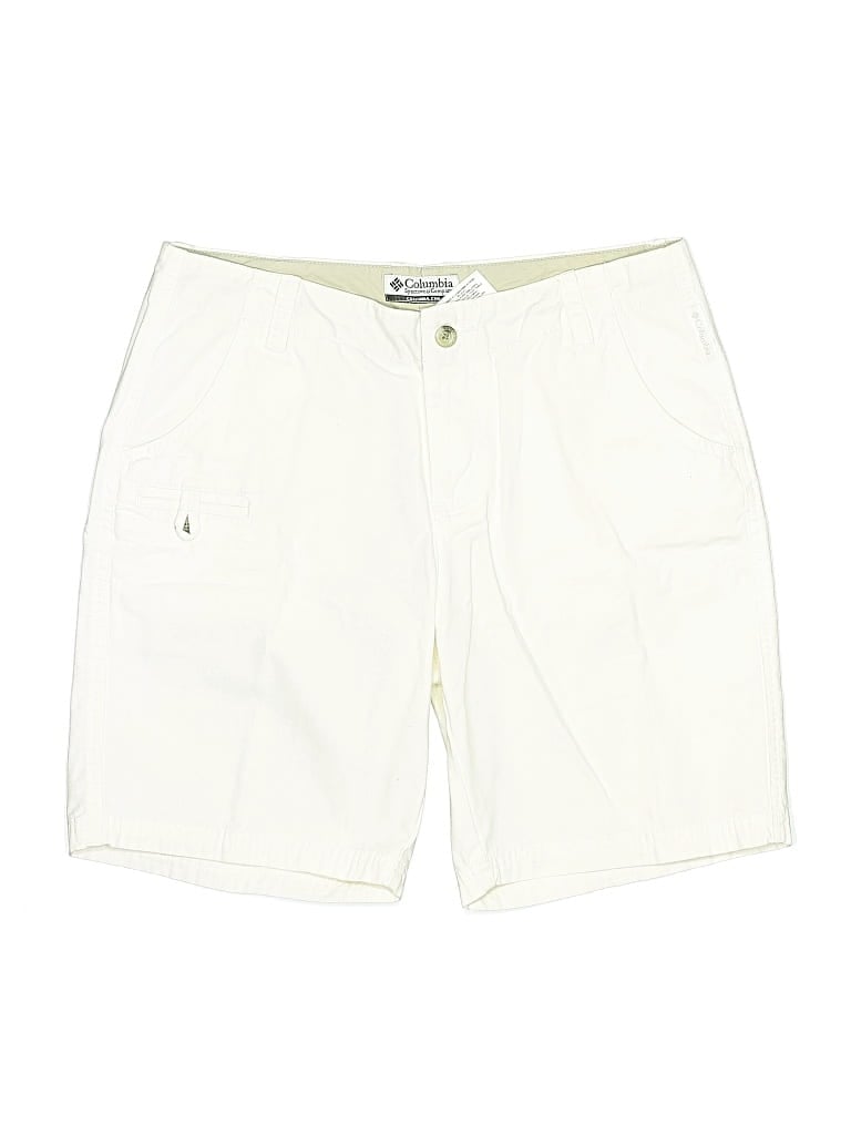 Pre-owned Columbia Cargo Shorts In White