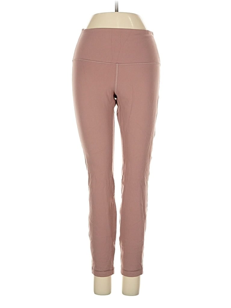 Pre-owned Lululemon Athletica Active Pants In Brown