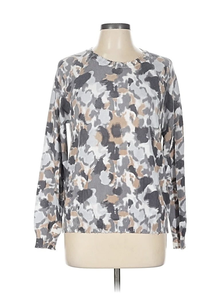 Pre-owned Assorted Brands Pullover Sweater In Gray