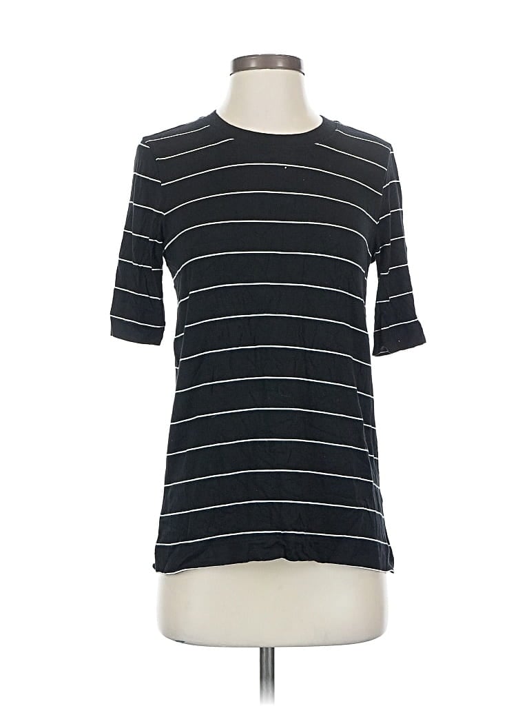 Click to view more detailed imagery on our partner's website Pre-owned Banana Republic 3/4 Sleeve T-shirt In Black