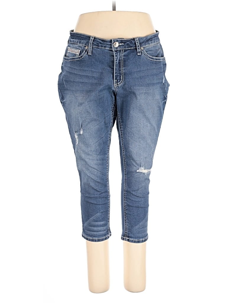 Pre-owned Love Indigo Jeans In Blue