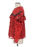 Red Carter 100% Polyester Red 3/4 Sleeve Blouse Size L - photo 5