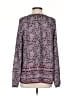 Gap 100% Polyester Purple Long Sleeve Blouse Size S - photo 2