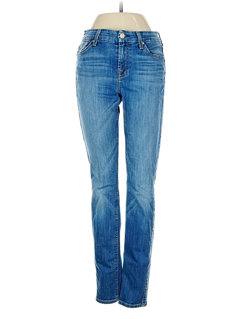 Pre-owned 7 For All Mankind Jeans In Blue