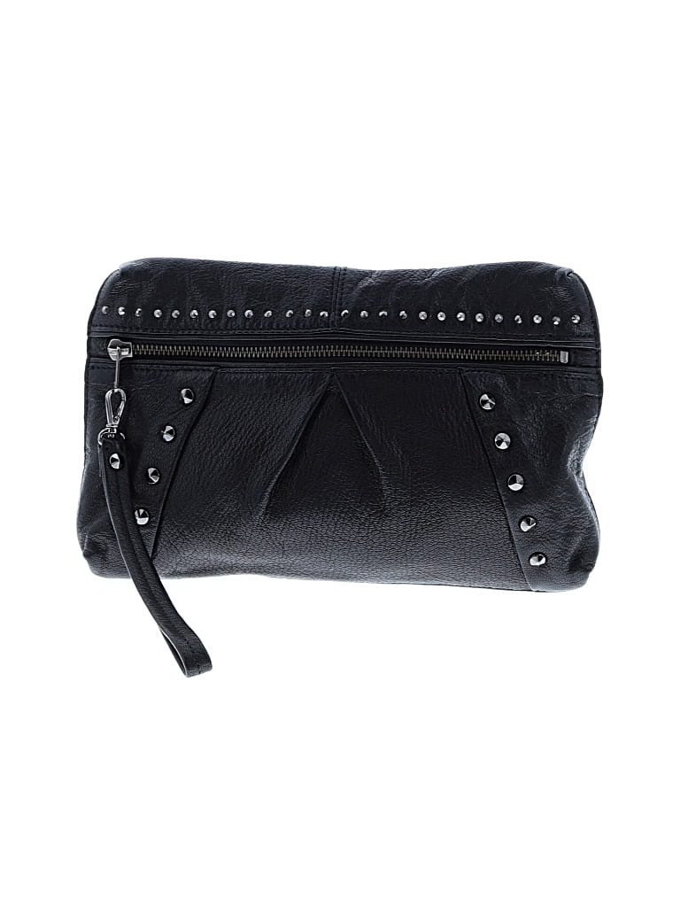 Click to view more detailed imagery on our partner's website Pre-owned Banana Republic Leather Clutch In Black