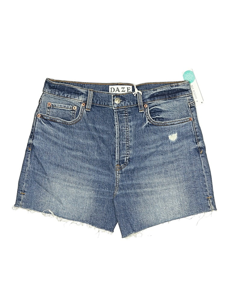 Daze Denim Shorts In Blue