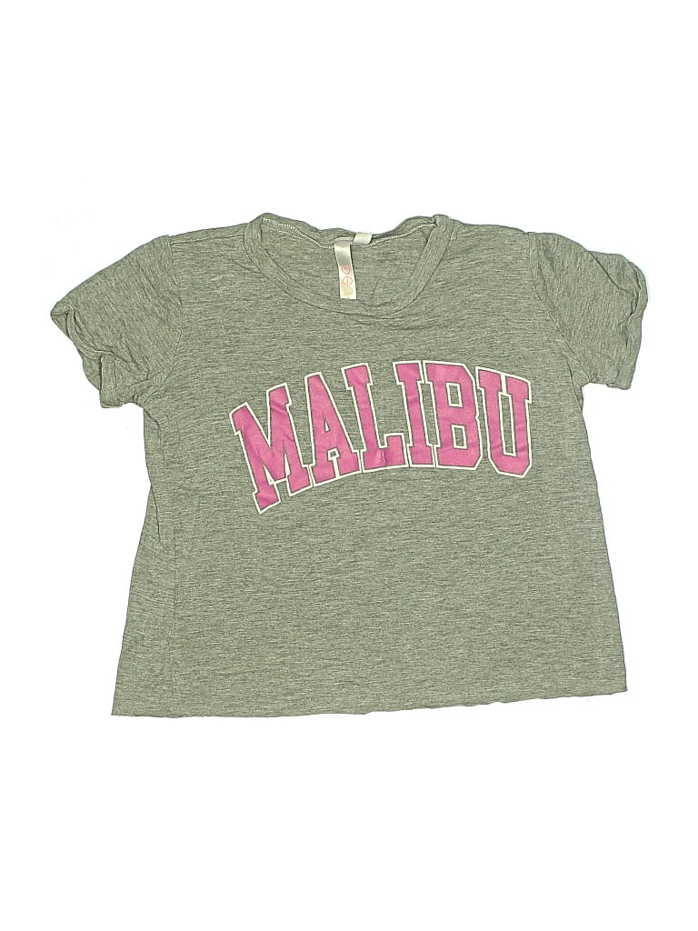 Click to view more detailed imagery on our partner's website Pre-owned Malibu Sugar Kids' Short Sleeve T-shirt In Gray