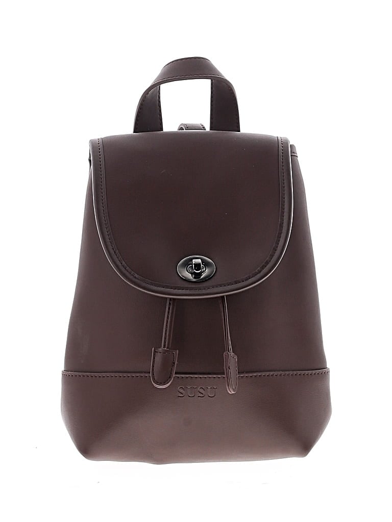 Pre-owned Susu Backpack In Brown