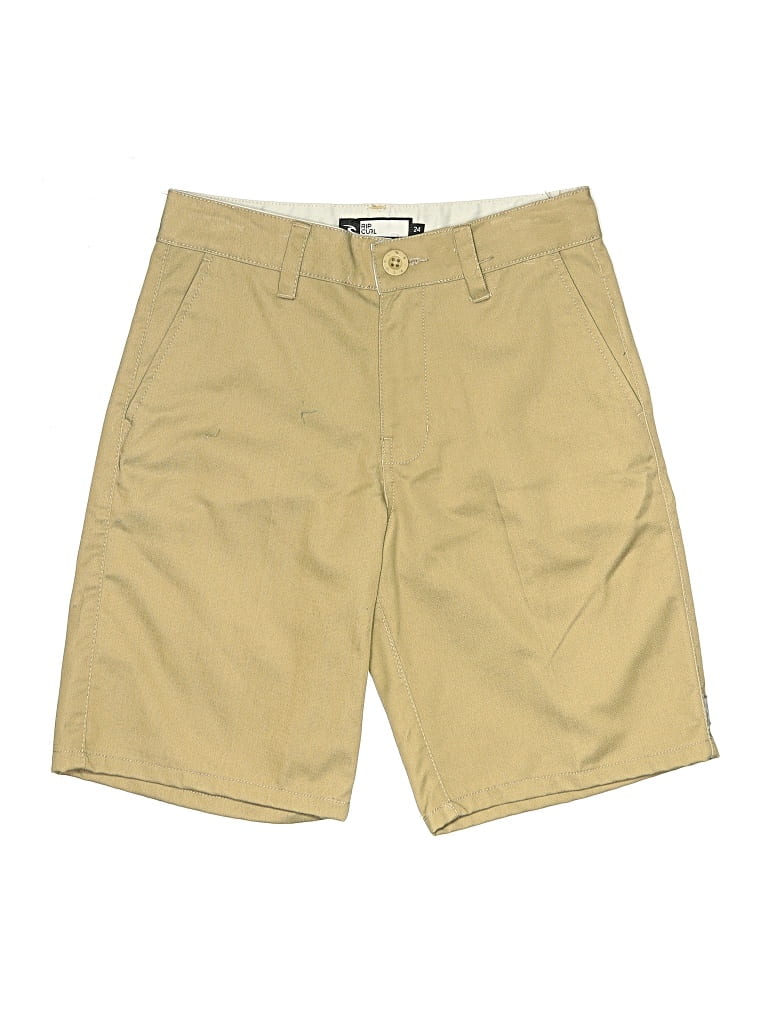 Pre-owned Rip Curl Khaki Shorts In Brown