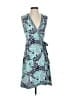 BCBGMAXAZRIA Paisley Blue Cocktail Dress Size XS - photo 1