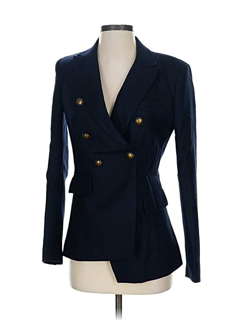 Pre-owned Amour Vert Blazer Jacket In Blue