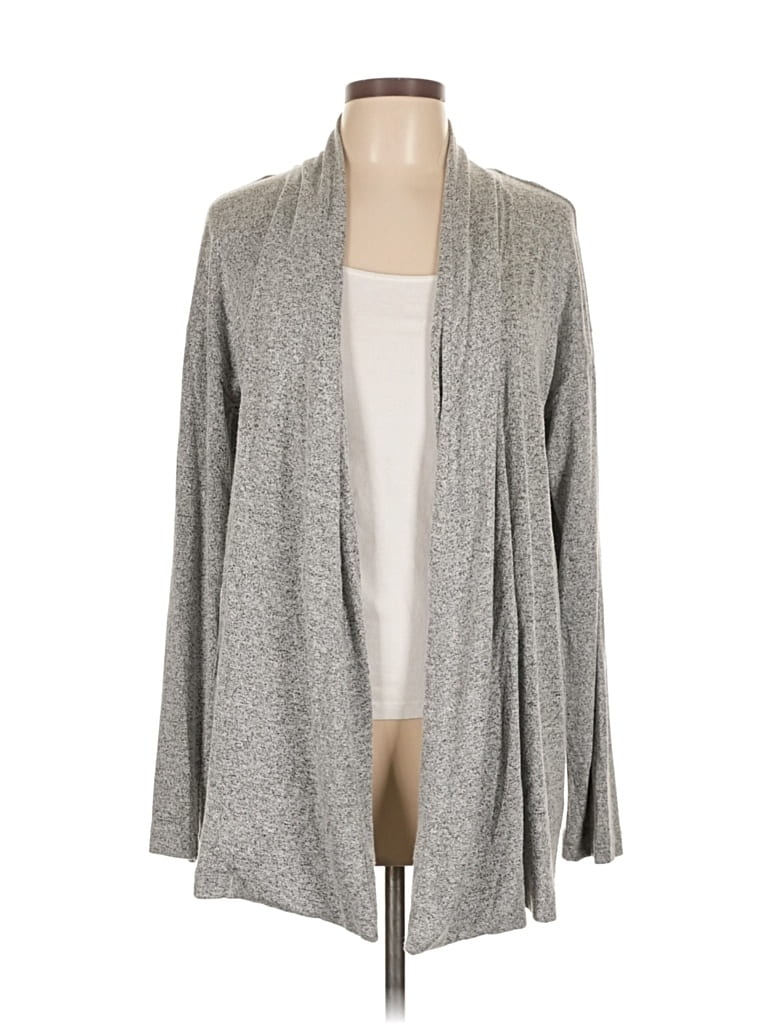 Pre-owned Lou & Grey Cardigan Sweater In Gray