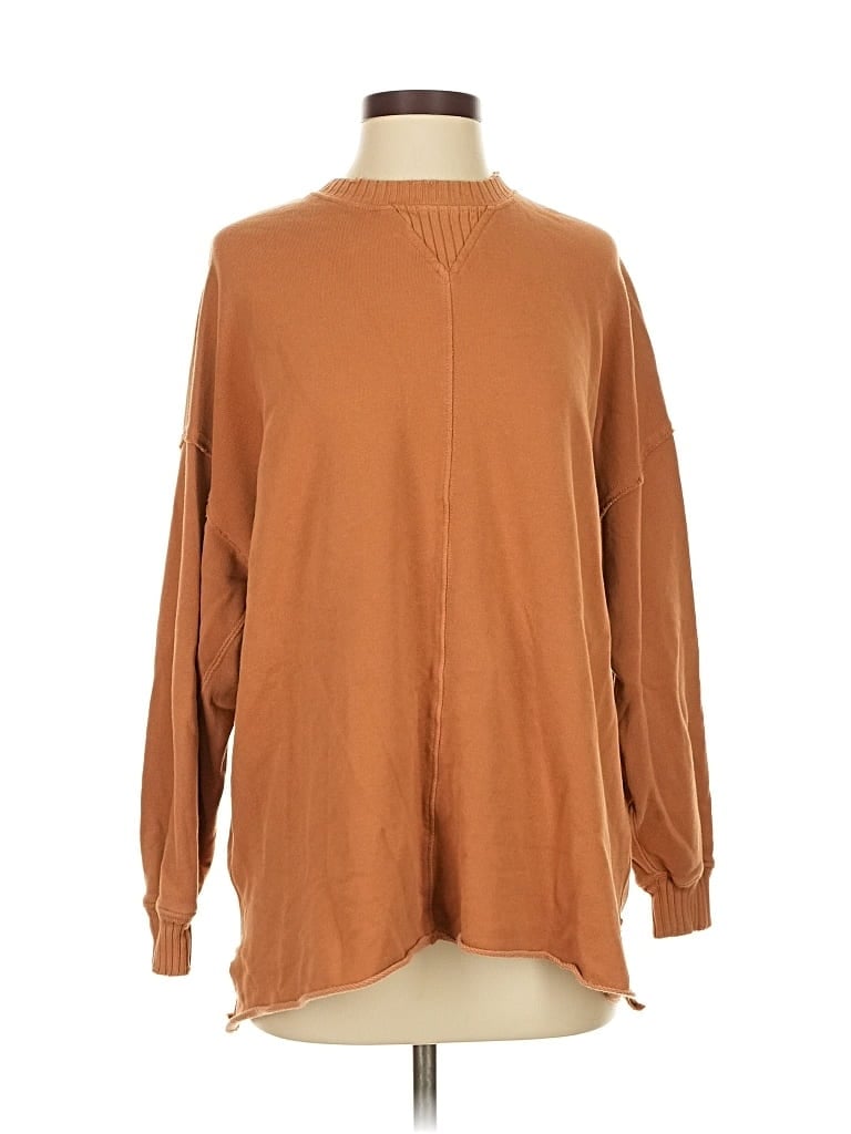 Pre-owned Aerie Pullover Sweater In Brown