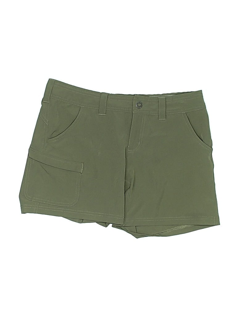Pre-owned The North Face Khaki Shorts In Green