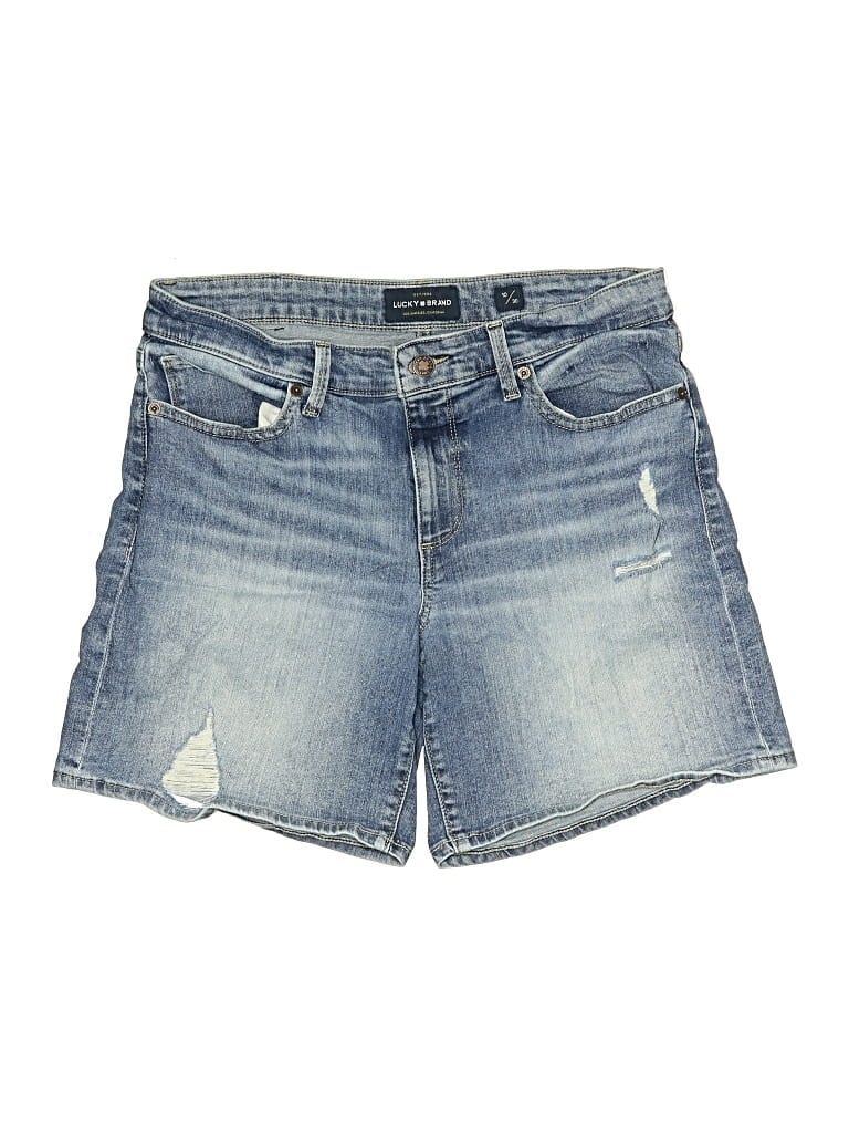Pre-owned Lucky Brand Denim Shorts In Blue