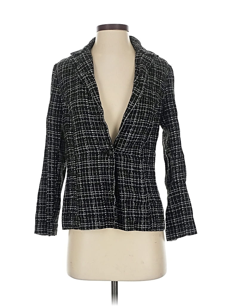 Pre-owned Sag Harbor Blazer Jacket In Black