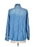 BeachLunchLounge 100% Lyocell Blue Long Sleeve Button-Down Shirt Size L - photo 2