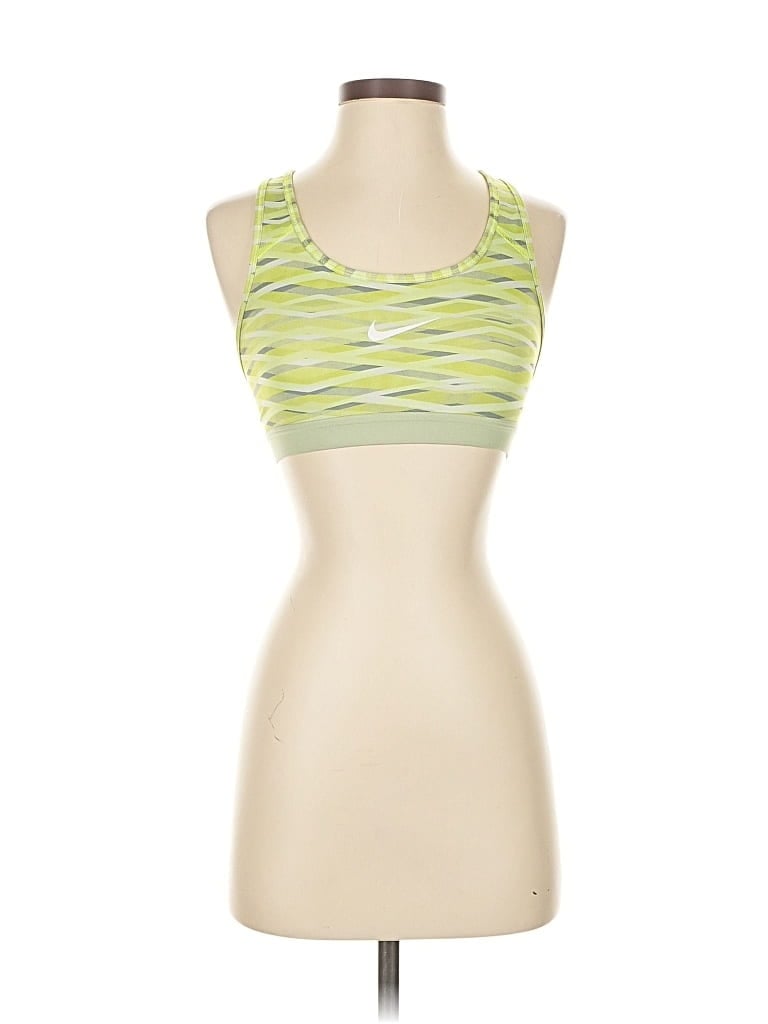 Pre-owned Nike Sports Bra In Green