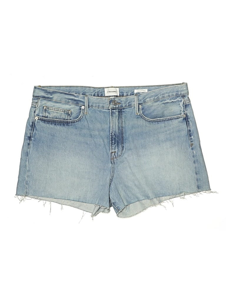 Pre-owned Frame Denim Shorts In Blue