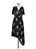 Lewit Floral Black Casual Dress Size 8 - photo 1