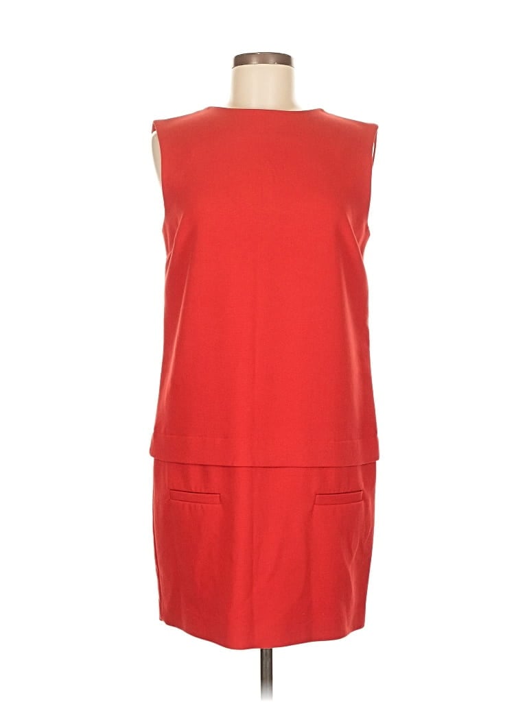 Pre-owned Zara Basic Casual Dress In Red