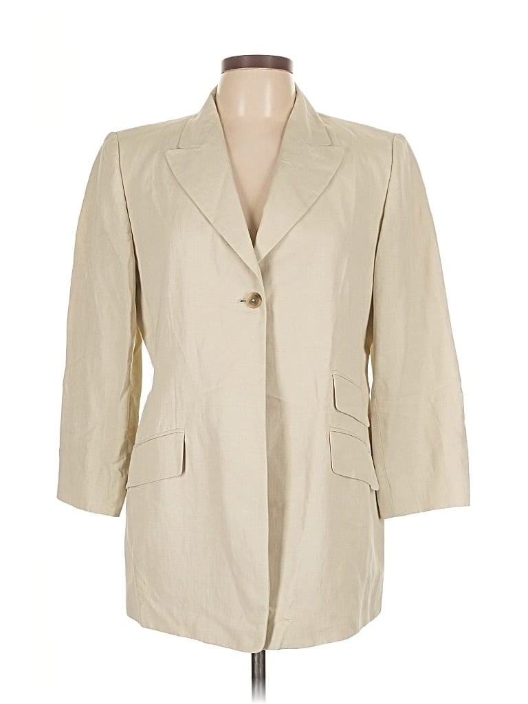 Pre-owned Assorted Brands Blazer Jacket In White