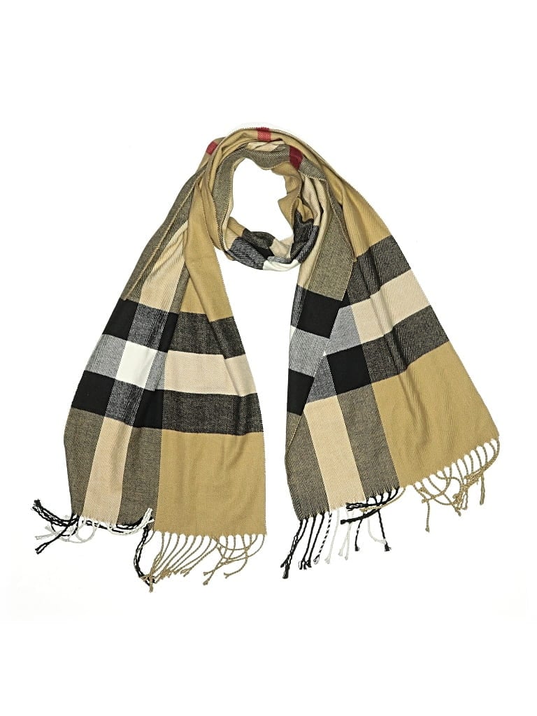 Pre-owned Assorted Brands Scarf In Brown